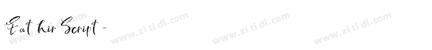 Fathir Script字体转换